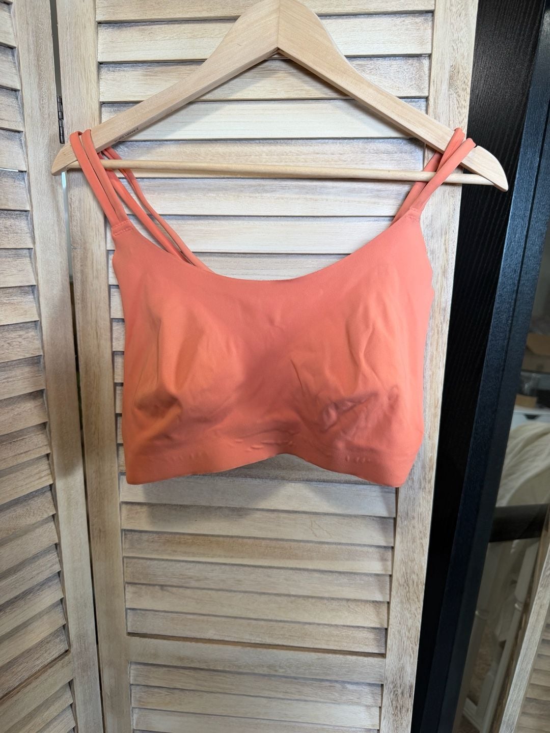 GUC OFFLINE by Aerie Strappy Back Bralette in Coral/Orange Size XXL 1