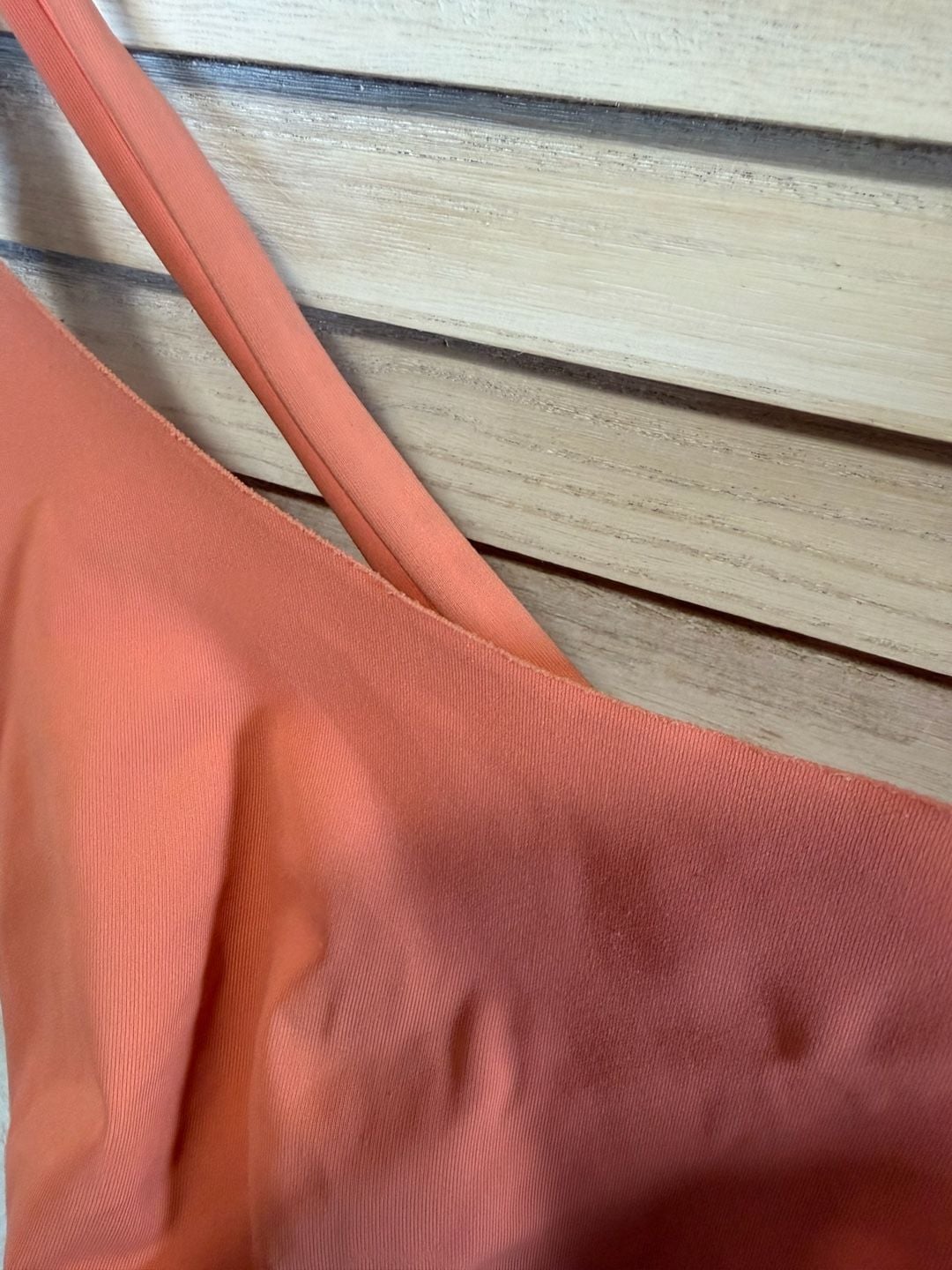 GUC OFFLINE by Aerie Strappy Back Bralette in Coral/Orange Size XXL 3