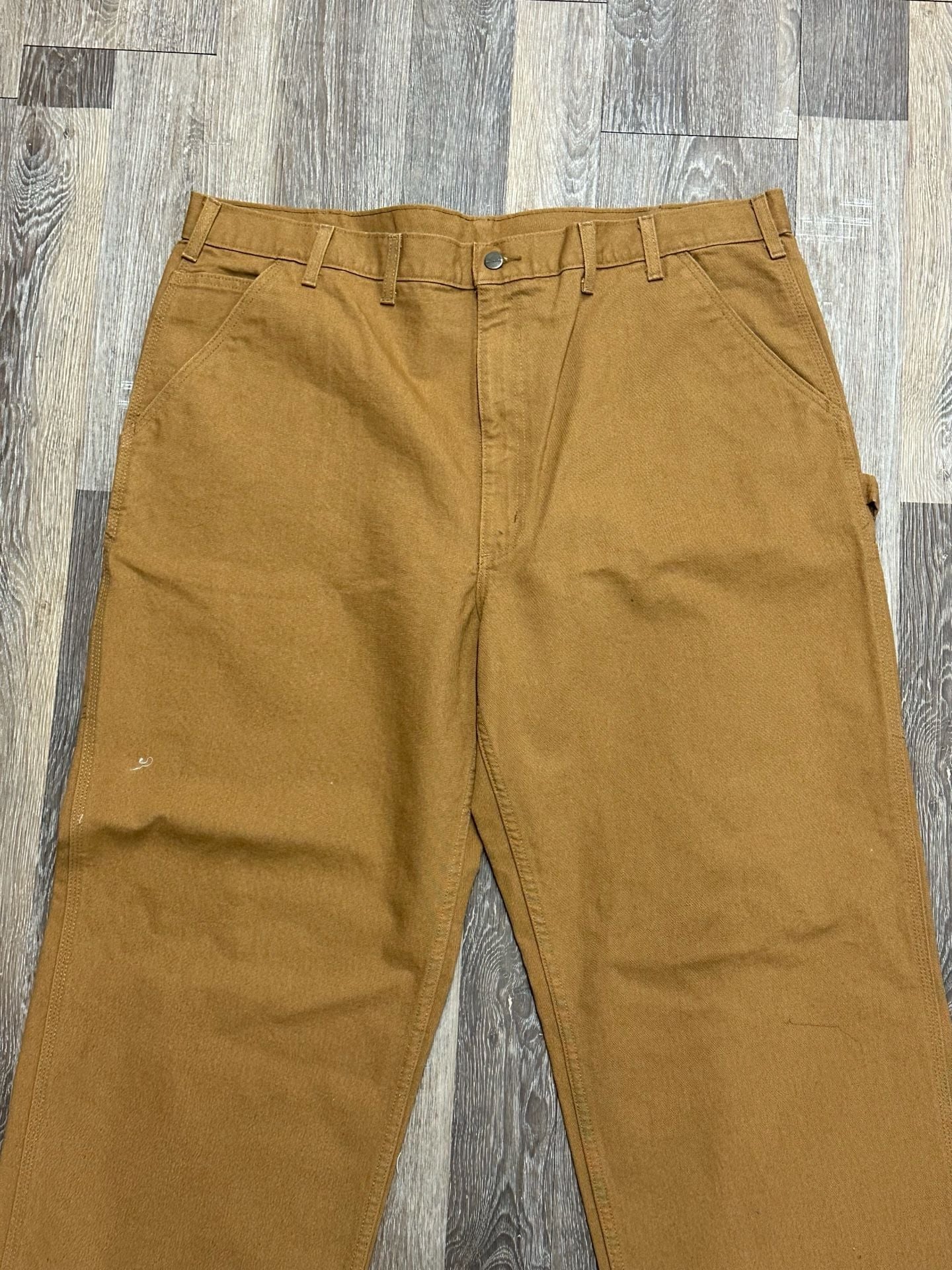 Carhartt BN0011-M B11 Loose Fit Washed Duck Utility Work Pant Brown 44x36 6