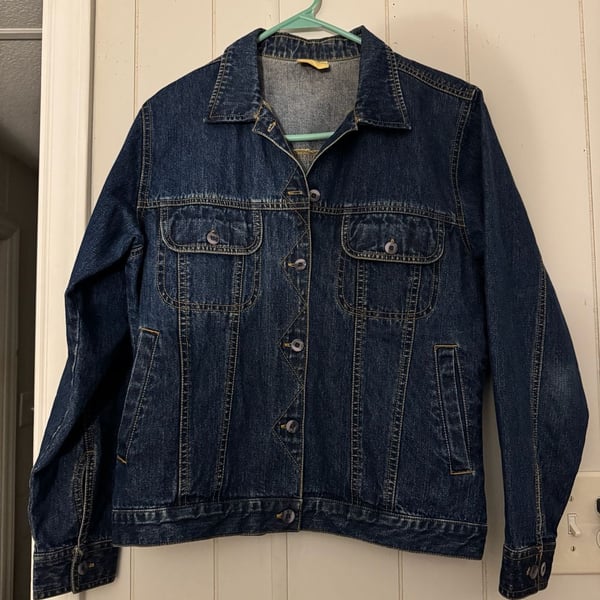 Vintage Medlar Fashions Ltd Dark Wash Denim Jacket Sample