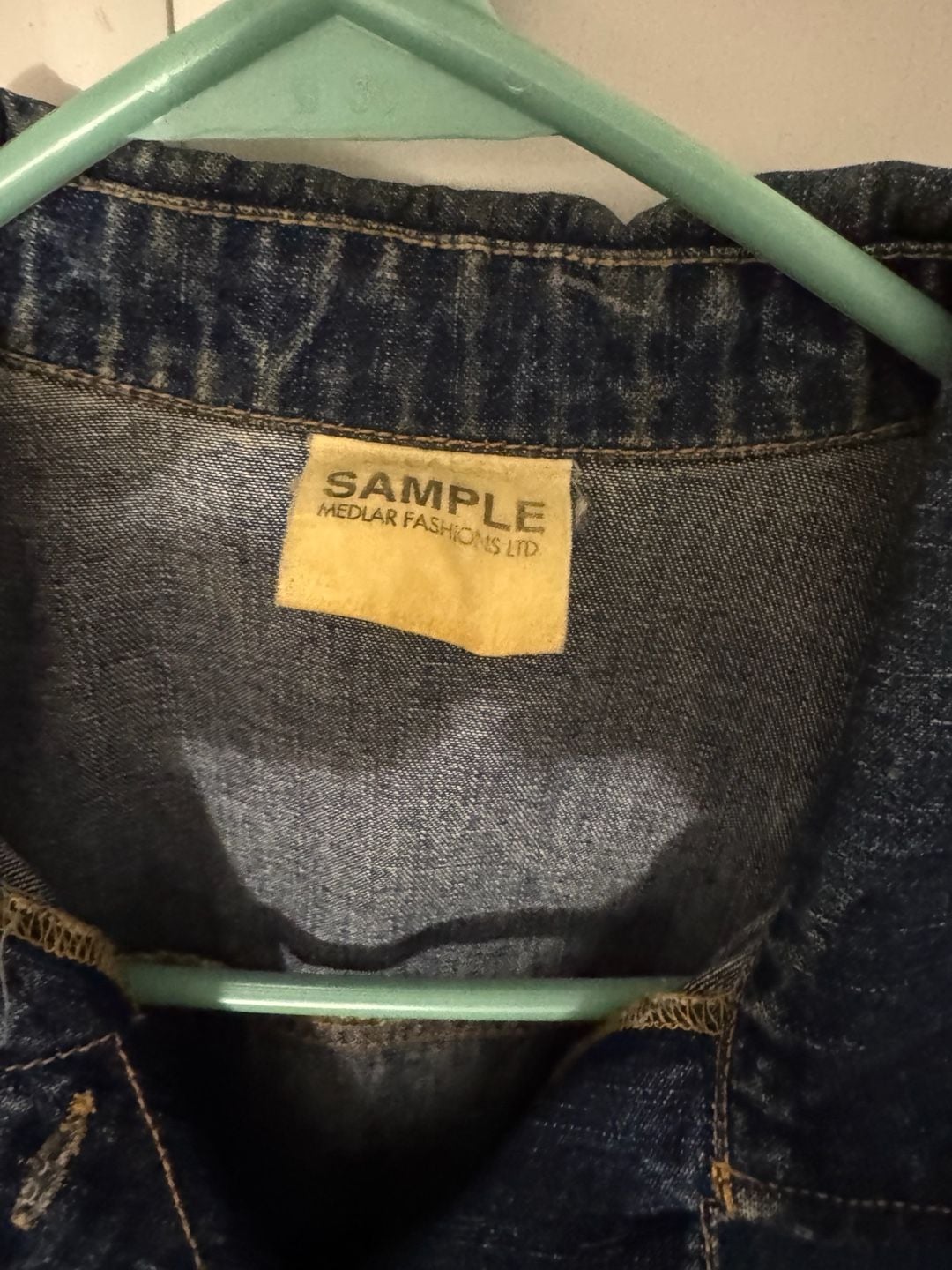 Vintage Medlar Fashions Ltd Dark Wash Denim Jacket Sample 3