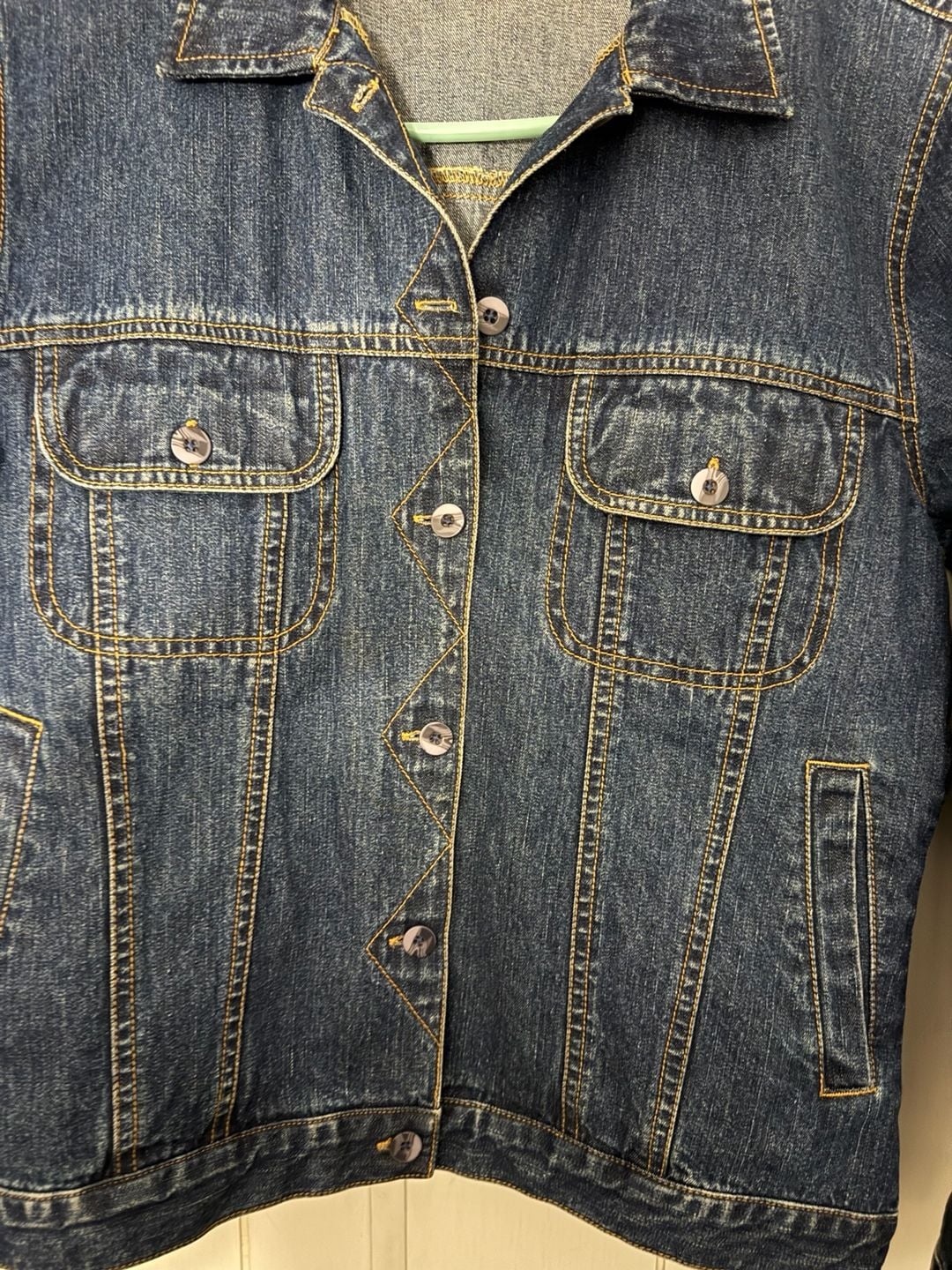 Vintage Medlar Fashions Ltd Dark Wash Denim Jacket Sample 4