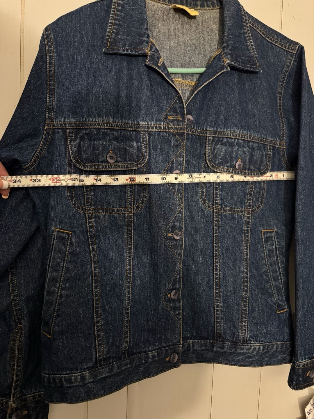 Vintage Medlar Fashions Ltd Dark Wash Denim Jacket Sample 6