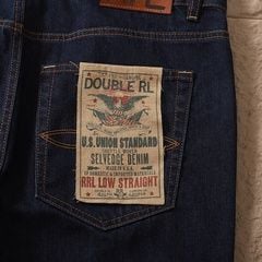 NWT Double RL RRL Low Straight Selvedge Denim Jeans 7