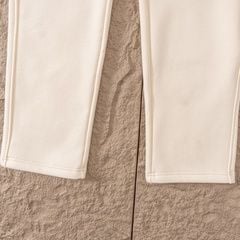 Lululemon Scuba Oversized Straight-Leg Sweatpants in White Opal / Bone 5