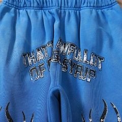 That's A Awful Lot Of Cough Syrup Blue Flame Sweatpants 14