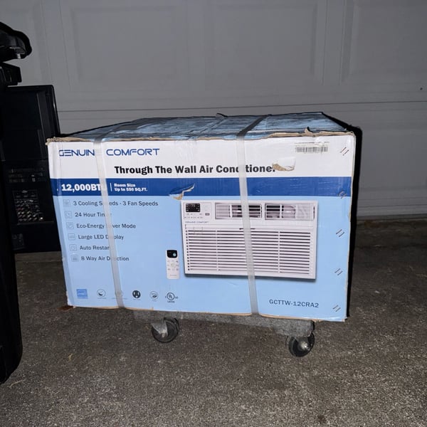 Genuine Comfort GCTTW-12CRA2 12,000 BTU Through The Wall Air Conditioner