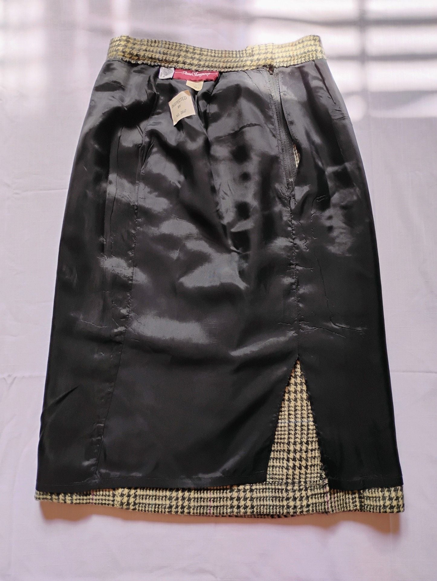 Vintage Anne Shaugnessy Plaid A-Line Skirt | 100% Pure Wool | Size 6 5