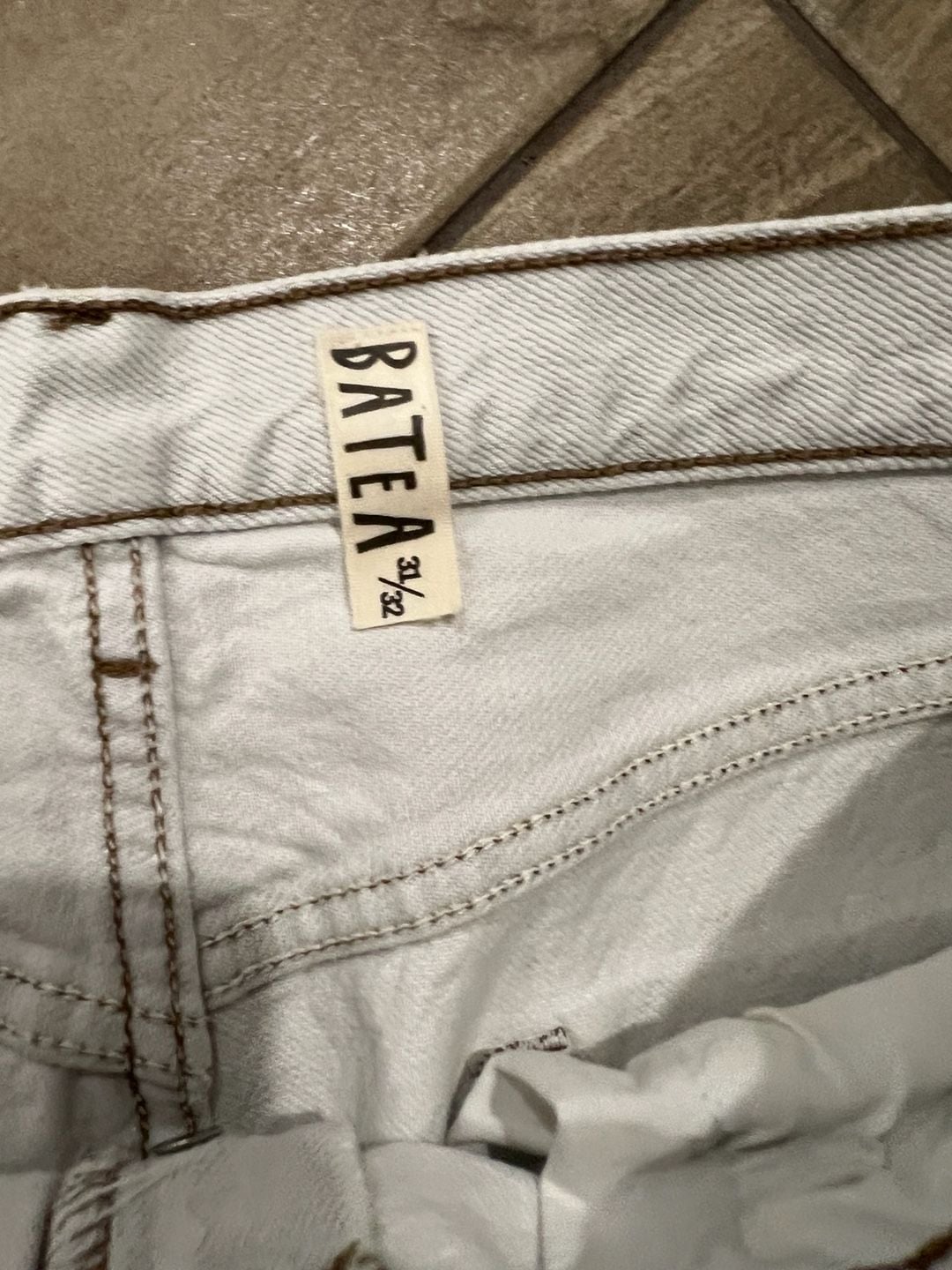 Levi's Authorized Vintage 501 White Wash Button Fly Jeans Made in USA Size 34x32 6