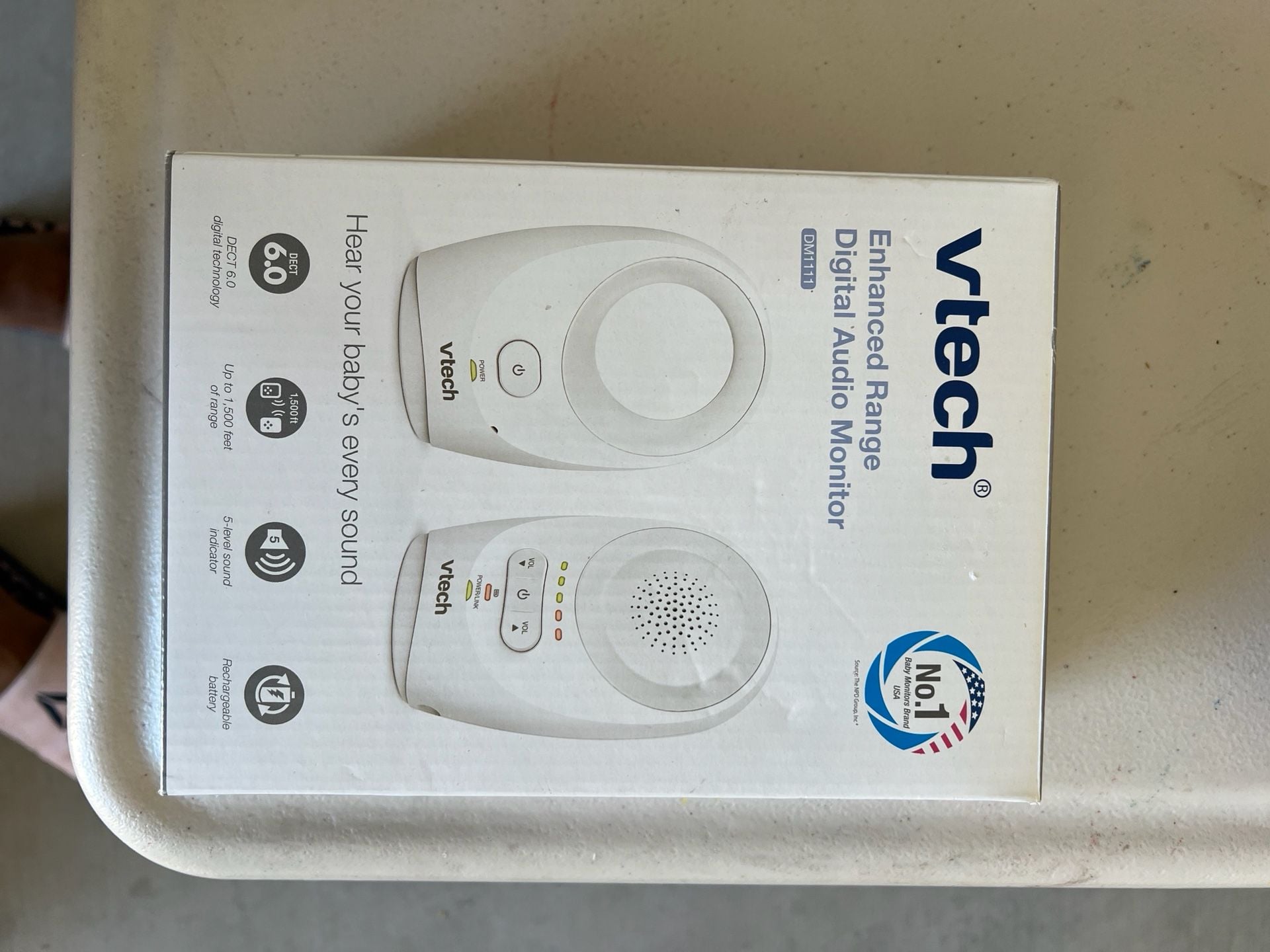 VTech DM1111 Enhanced Range Digital Audio Baby Monitor with 1500 ft Range 1