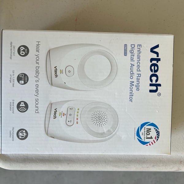 VTech DM1111 Enhanced Range Digital Audio Baby Monitor with 1500 ft Range