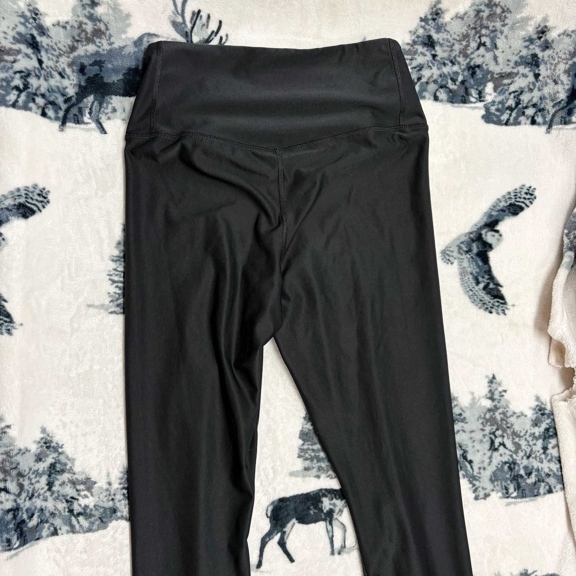 Nike Women's Dri-FIT High Waisted Full Length Black Leggings 4