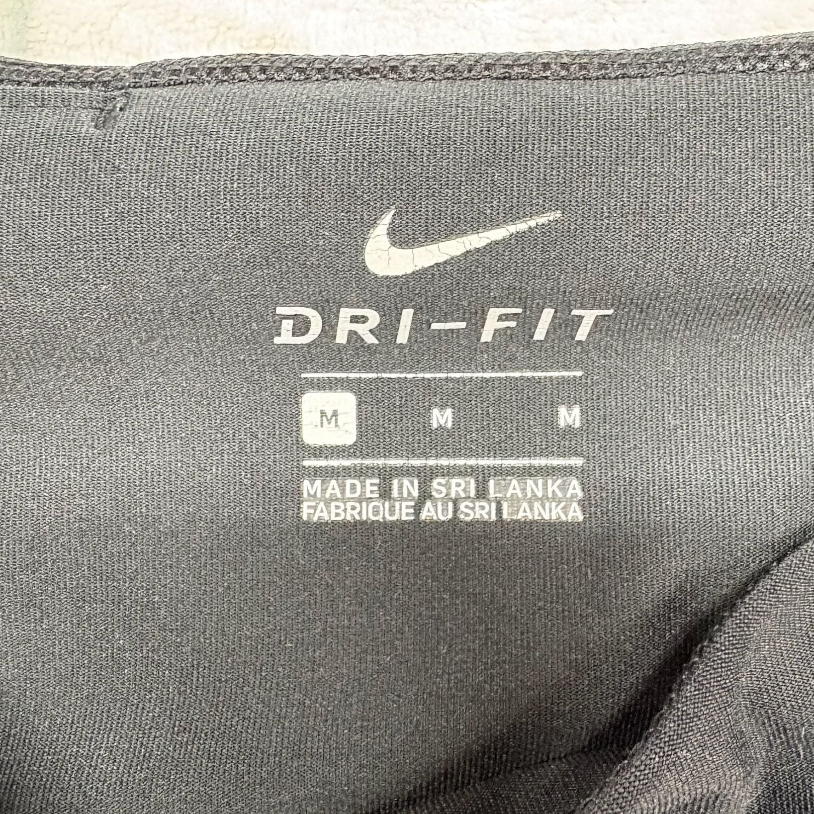 Nike Women's Dri-FIT High Waisted Full Length Black Leggings 7