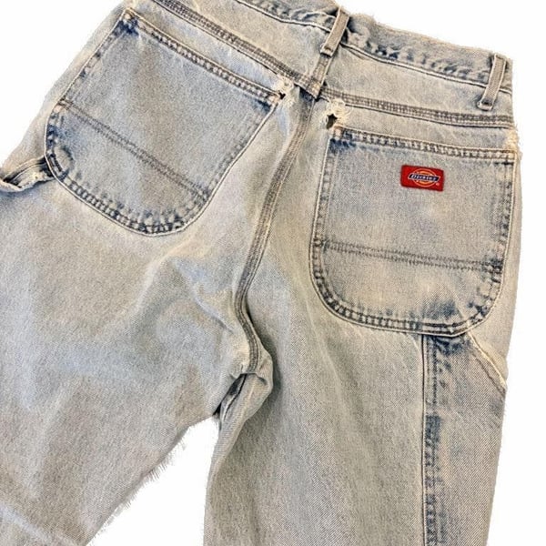 Vintage Dickies Light Wash Carpenter Denim Workwear Jeans