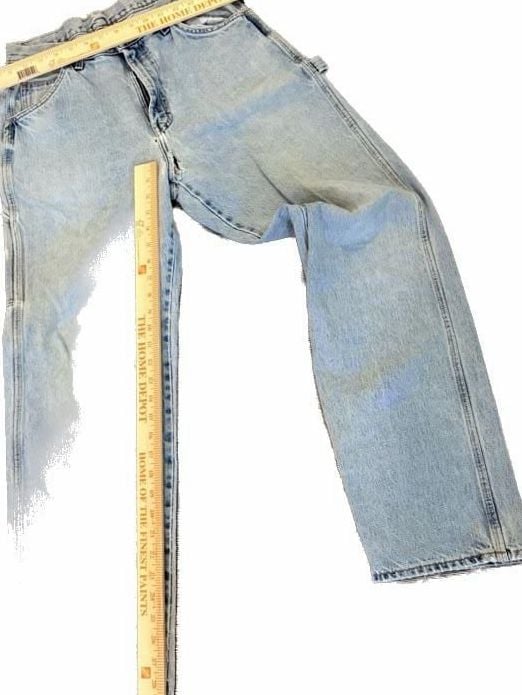 Vintage Dickies Light Wash Carpenter Denim Workwear Jeans 4