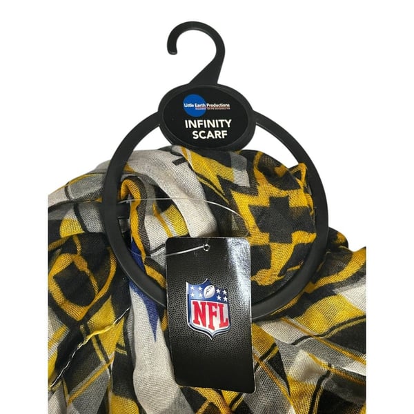 💟NFL Pittsburgh Steelers Plaid Infinity Scarf