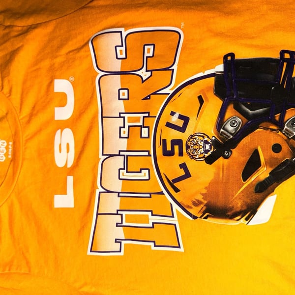 GEN2 Youth LSU Tigers Gold Helmet T-Shirt