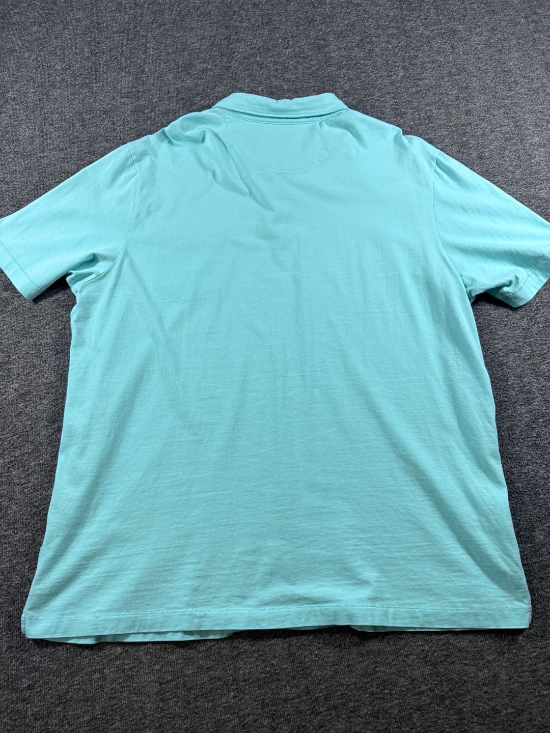 Tommy Bahama RELAX Men's 100% Pima Cotton Short Sleeve Pocket Polo Shirt Light Teal Large 11