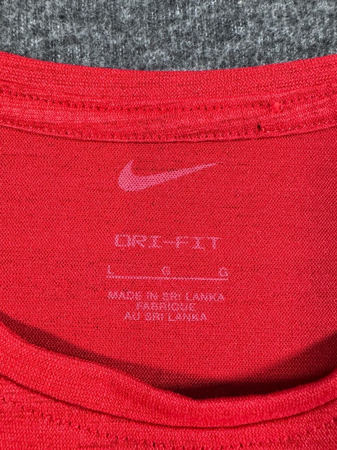 Nike Dri-FIT Miler Running T-Shirt Red Short Sleeve Men's Large 3