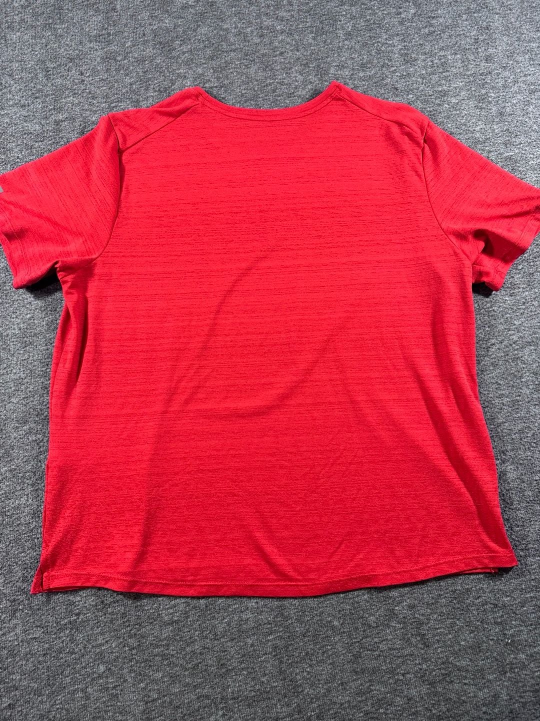 Nike Dri-FIT Miler Running T-Shirt Red Short Sleeve Men's Large 8