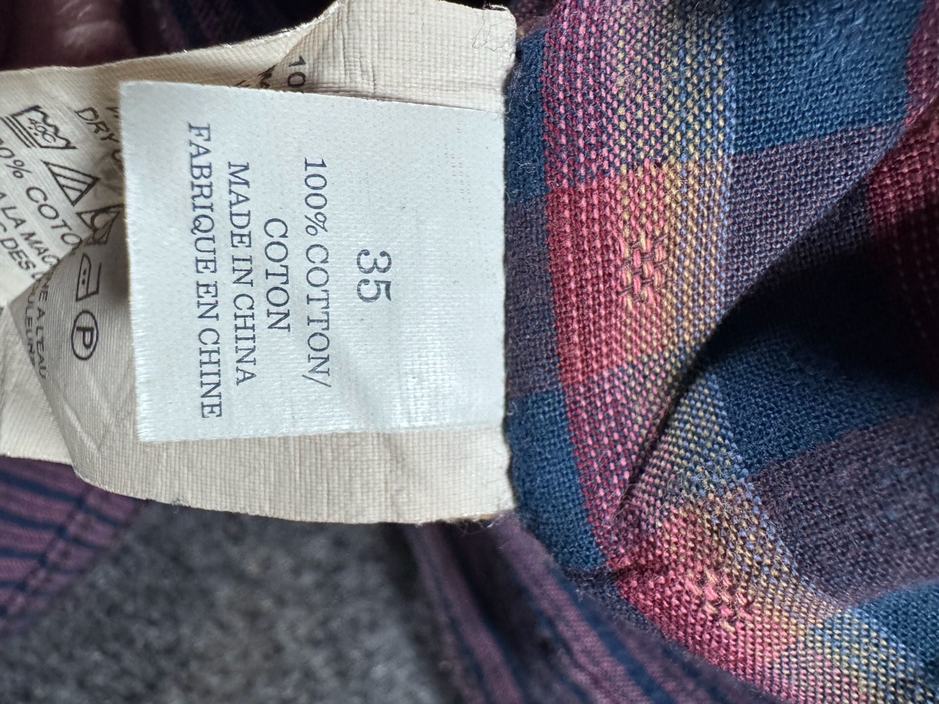 Tommy Bahama Mens Baja Double Weave Reversible Shorts Purple Striped Plaid Size 35 10