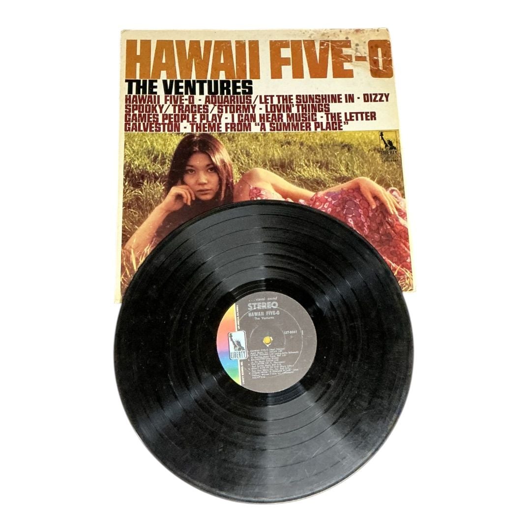 💟The Ventures Hawaii Five-O 1969 Vinyl LP LST-8061 Stereo 3