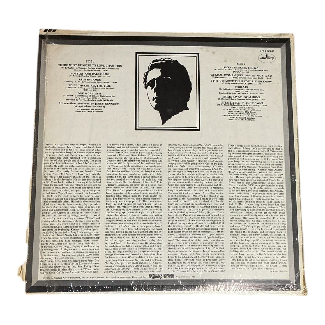 💟Jerry Lee Lewis - There Must Be More To Love Than This Vinyl LP 1970 2