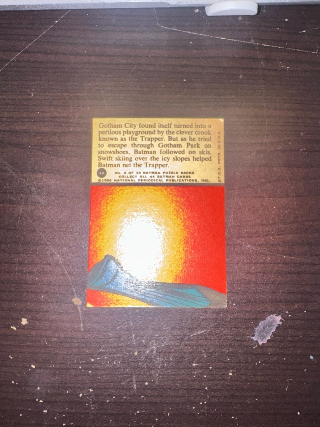 1966 BATMAN A SER #4A TARGET OF THE TRAPPER PSA 3 4