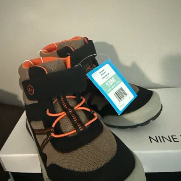 Stride Rite 360 Kamari Kids Hiking Boots Brown/Black/Orange Size 13M