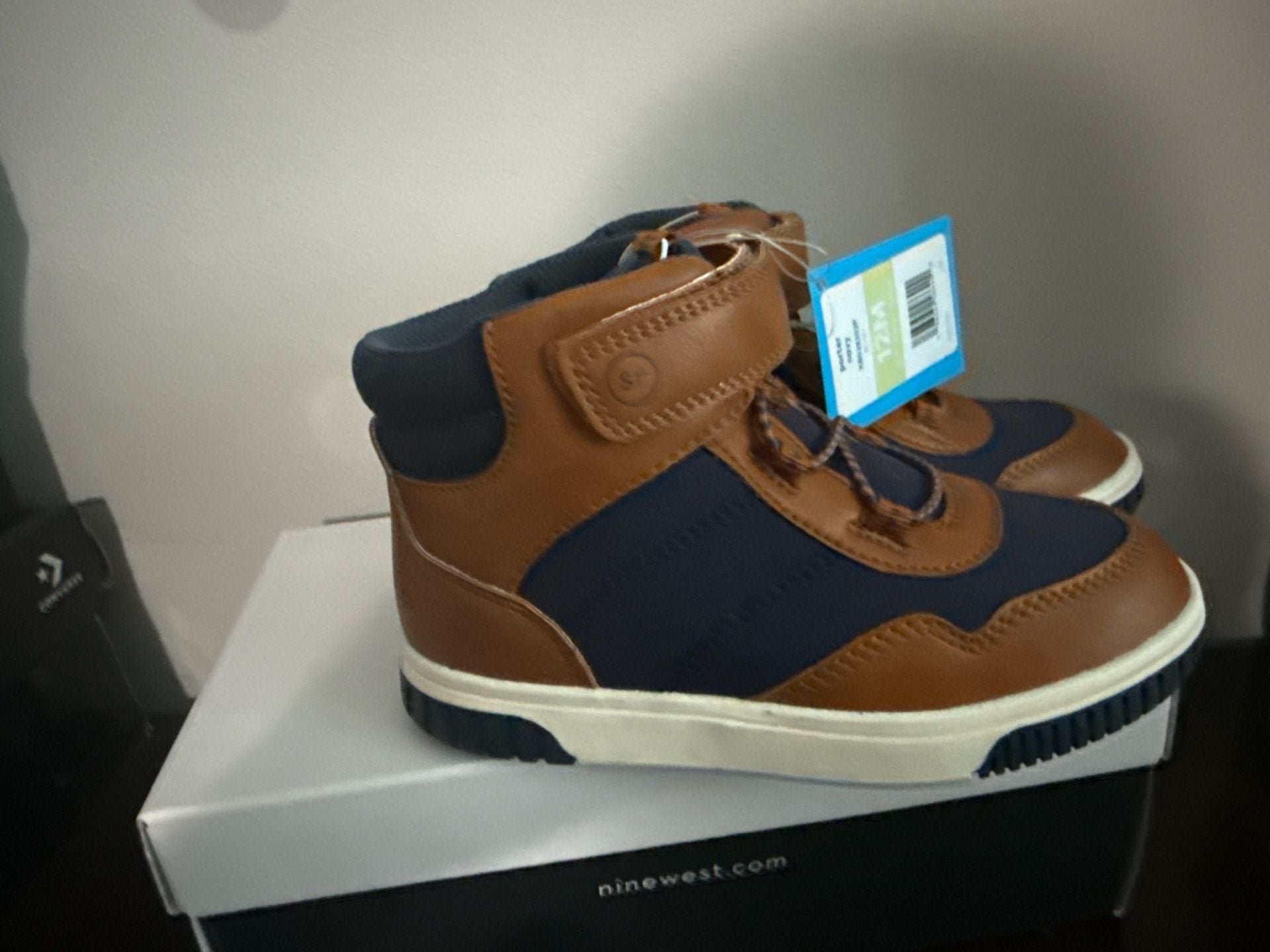 Stride Rite porter navy big boys boots 1