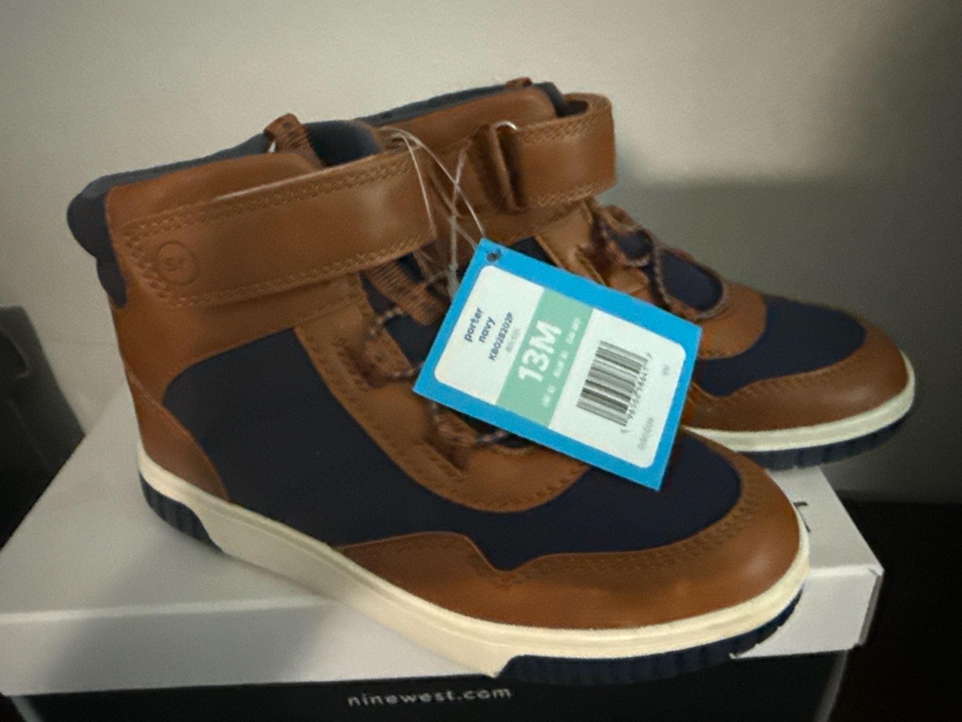 Stride Rite porter navy big boys boots 1