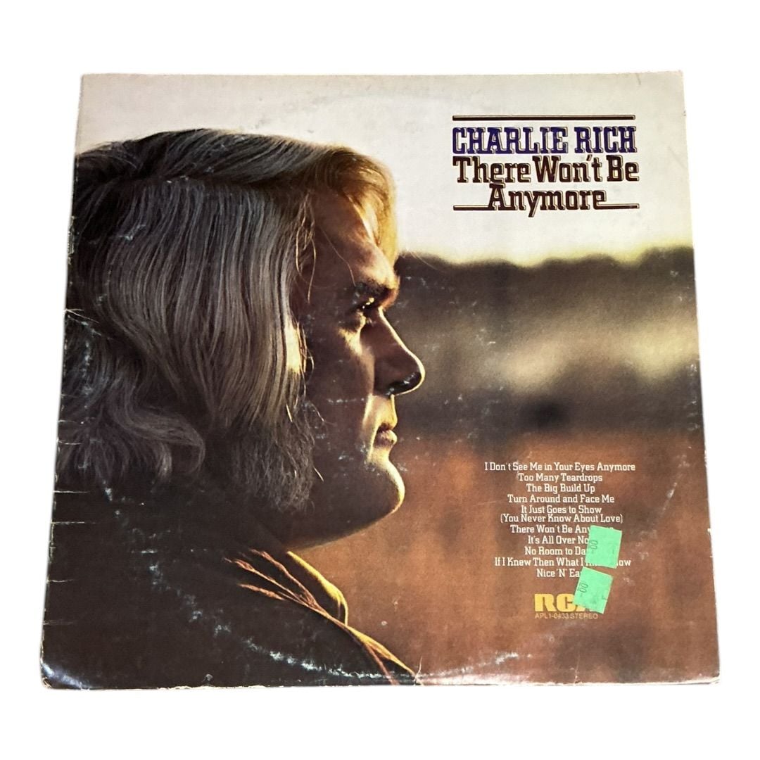 💟Charlie Rich - There Won't Be Anymore 1974 Vinyl LP APL1-0433 1