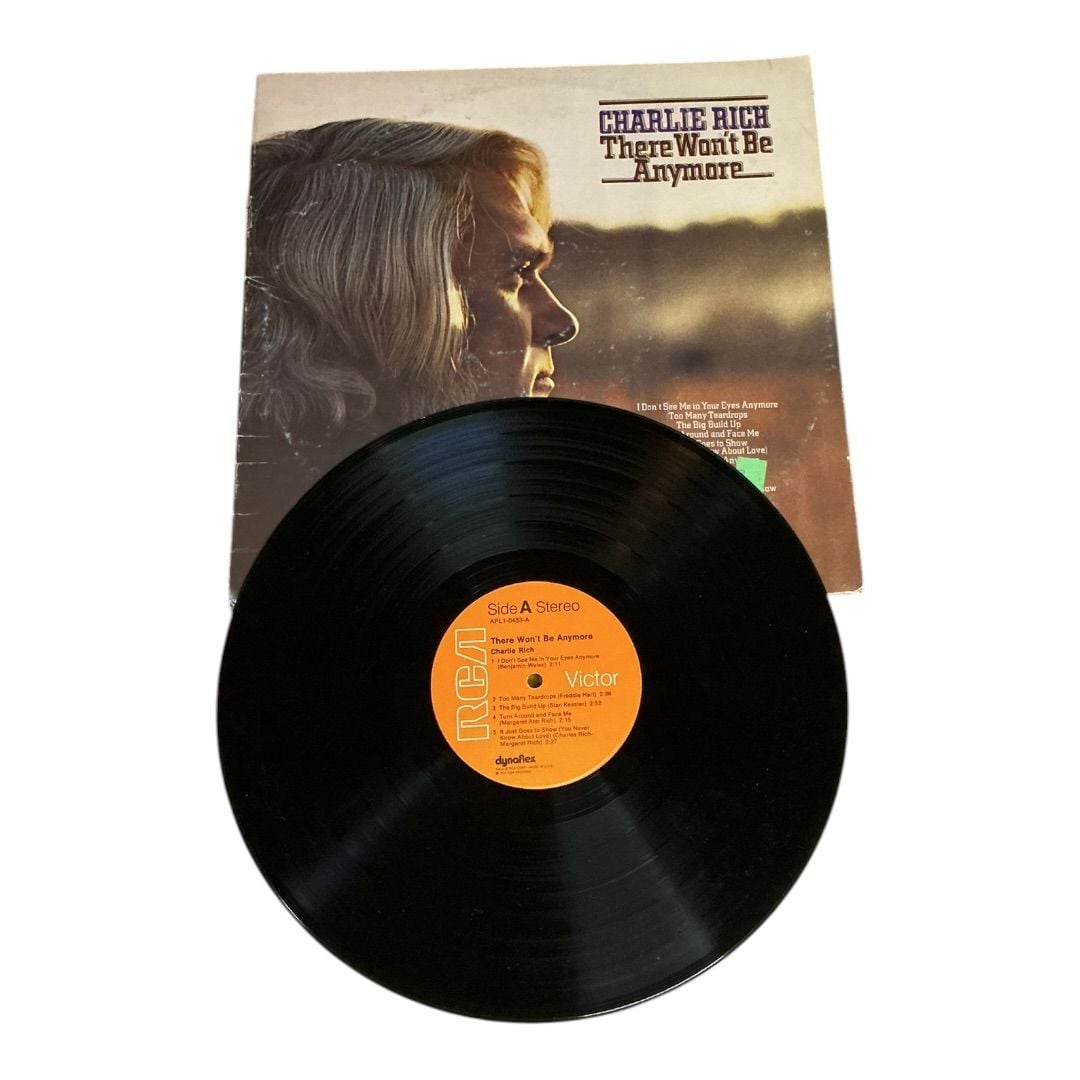 💟Charlie Rich - There Won't Be Anymore 1974 Vinyl LP APL1-0433 3