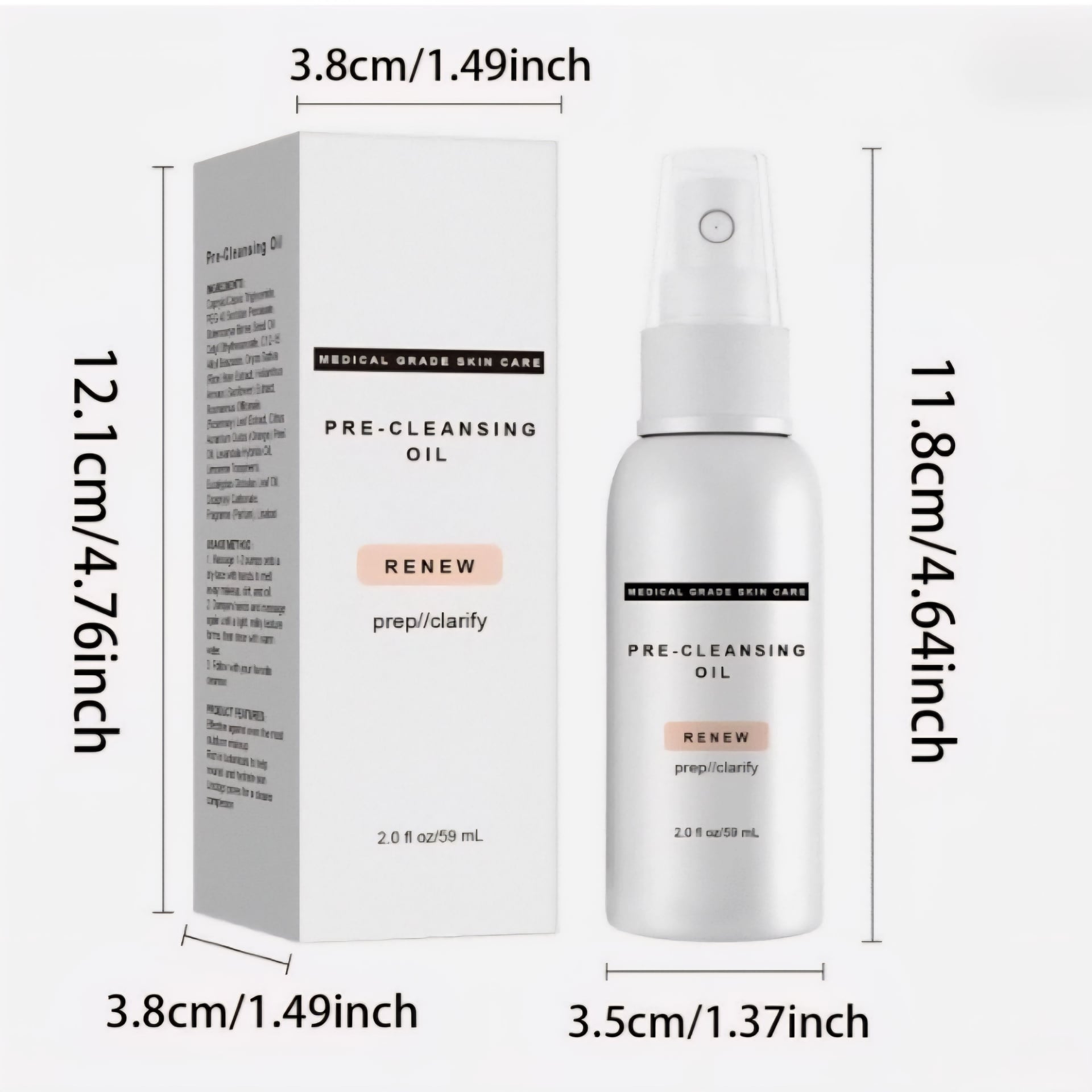 Lot of 2 Renew Pre-Cleansing Oil Makeup Remover 2.0 oz/59 mL 11