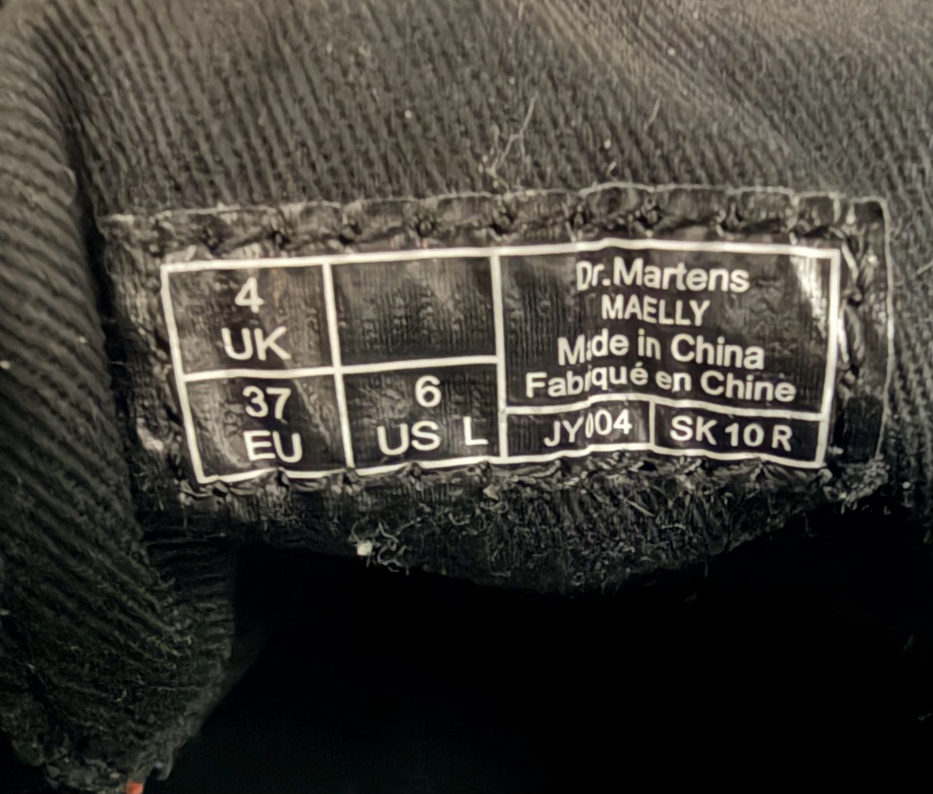 Dr. Martens Maelly Burgundy Canvas Ankle Boots 3