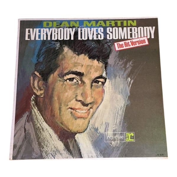 💟Dean Martin - Everybody Loves Somebody Vinyl LP Record (1964) Reprise R-6130