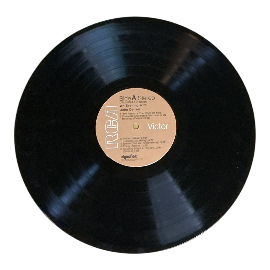 💟John Denver - An Evening With John Denver - RCA Victor Dynaflex Vinyl LP 1