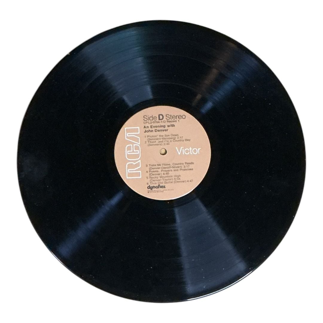 💟John Denver - An Evening With John Denver - RCA Victor Dynaflex Vinyl LP 2