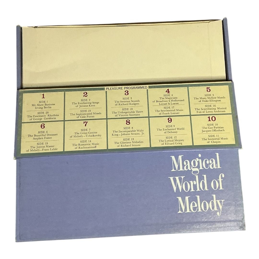 Vintage 1964 Reader's Digest World of Melody 10-LP Vinyl Box Set with Book 2