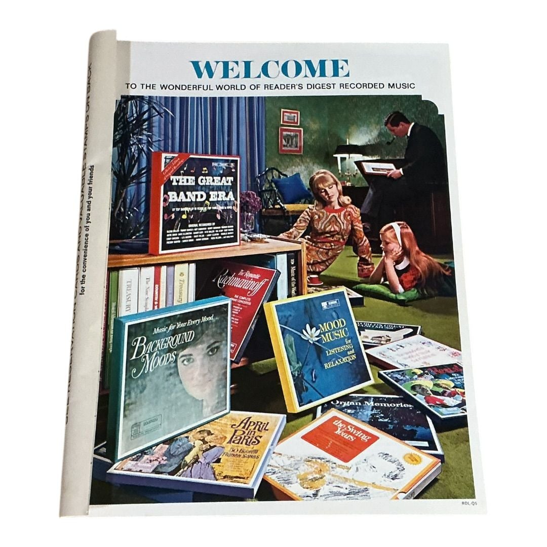 Vintage 1964 Reader's Digest World of Melody 10-LP Vinyl Box Set with Book 4