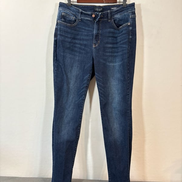 Judy Blue High Rise Skinny Fit Jeans in Dark Wash Size 14W