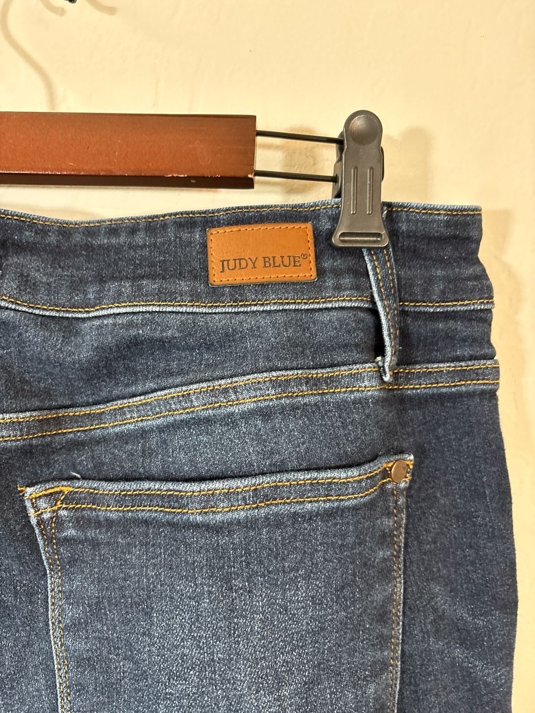 Judy Blue High Rise Skinny Fit Jeans in Dark Wash Size 14W 4