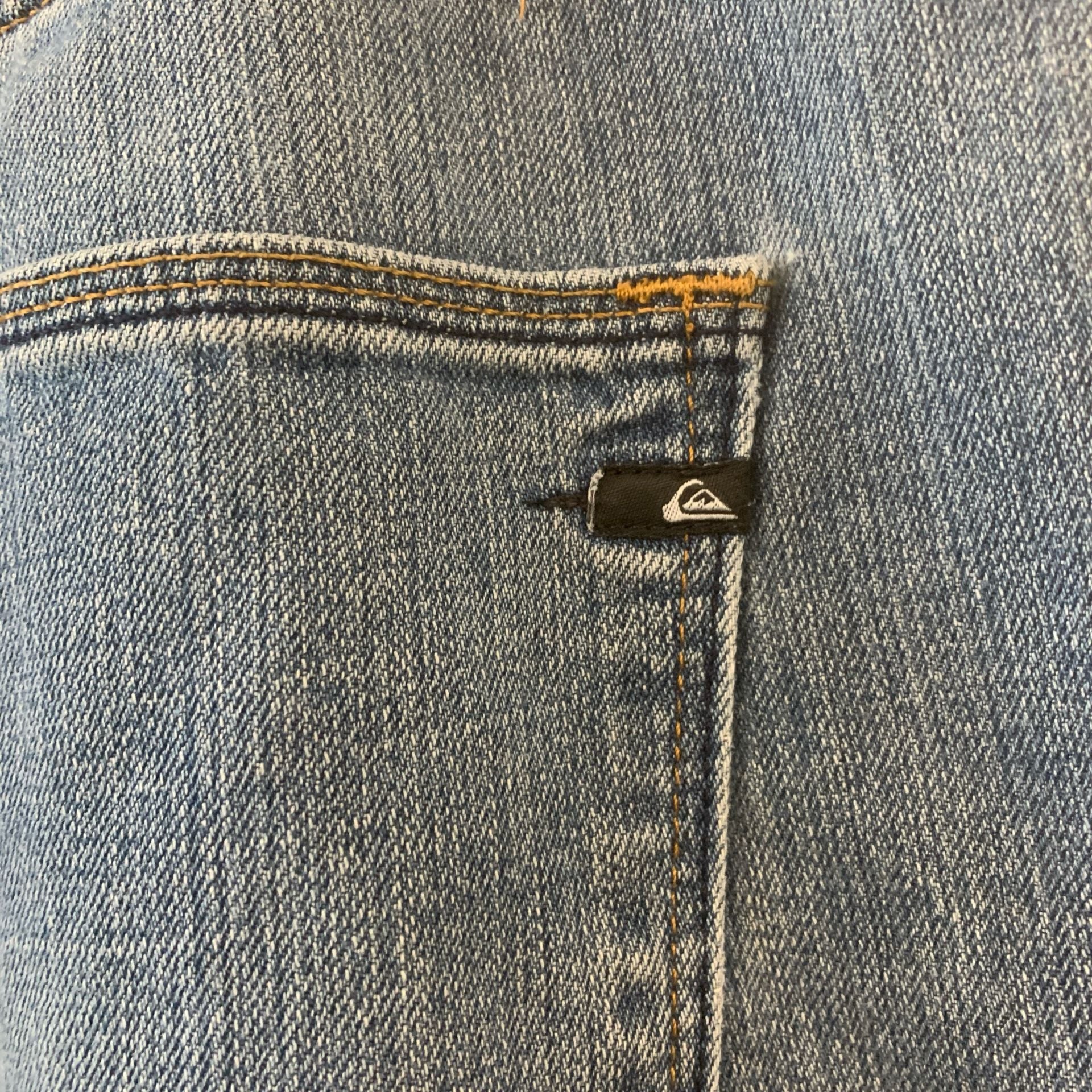 Vintage Quiksilver Men's Regular Fit Baggy Denim Jorts Size 40” (OF) 5