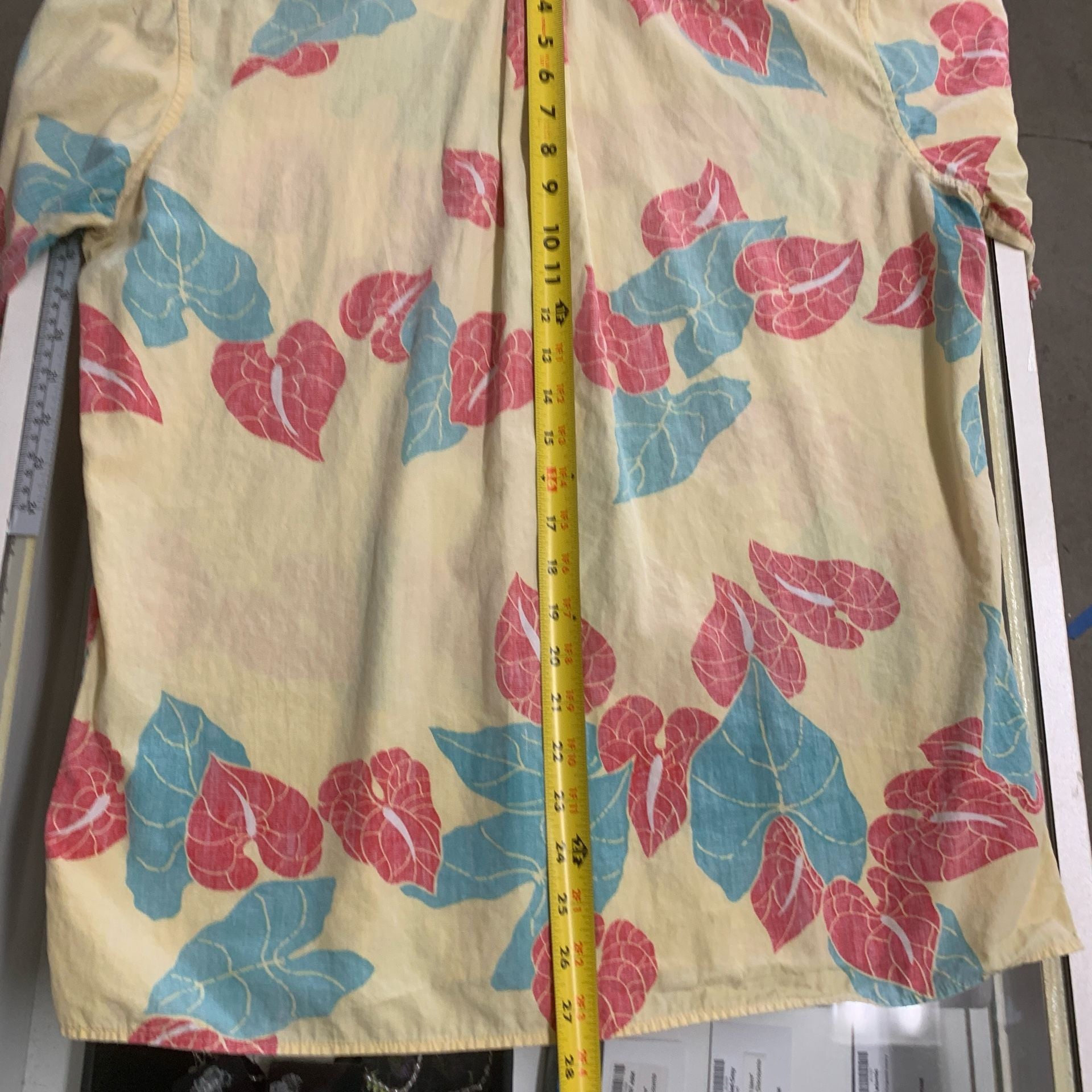Vtg Reyn Spooner Hawaiian Traditions Anthurium Print Aloha Shirt Size L (OF) 11