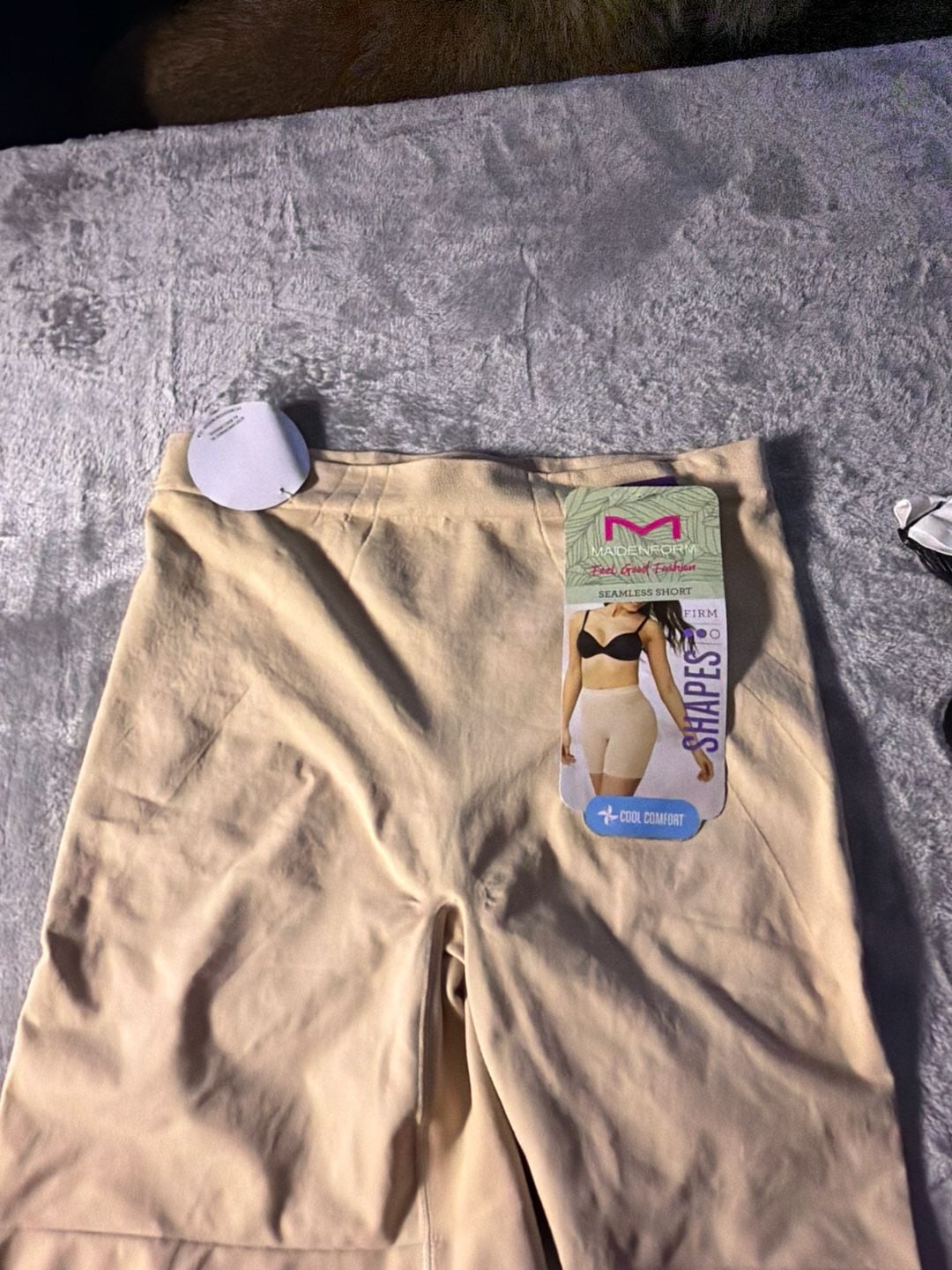 Maidenform Shapes Seamless Firm Control Shaping Short - Latte 1