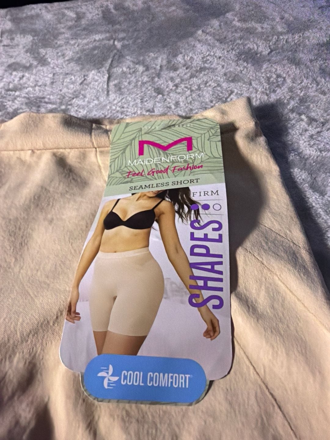 Maidenform Shapes Seamless Firm Control Shaping Short - Latte 2
