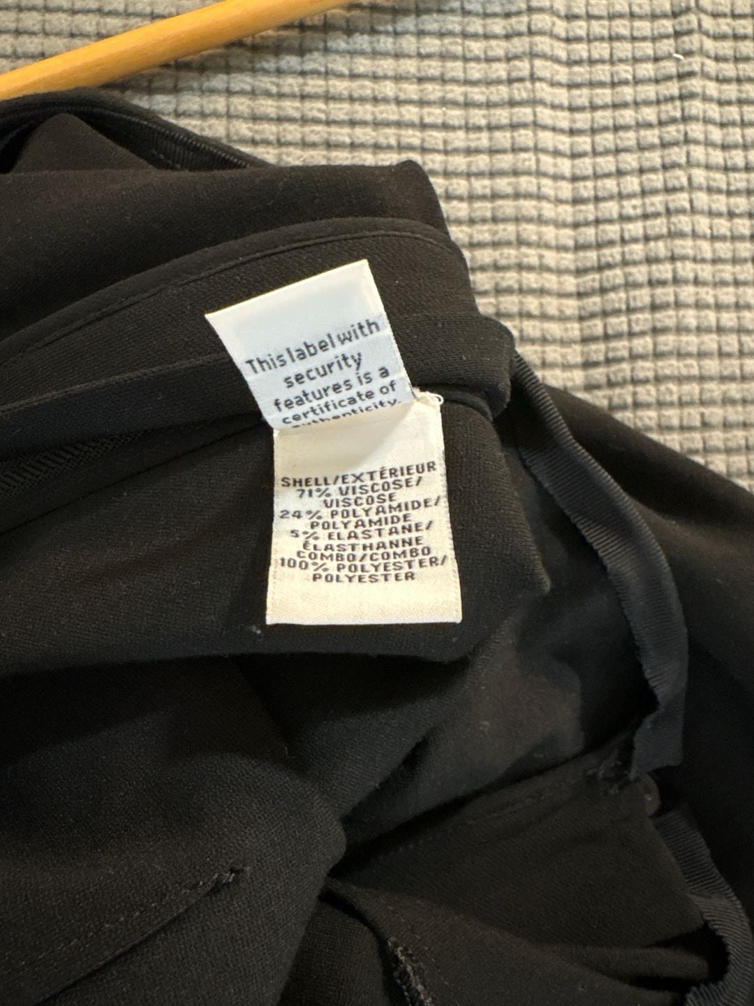 Diane von Furstenberg Black Side Zip Midi Pencil Skirt Size 6 9