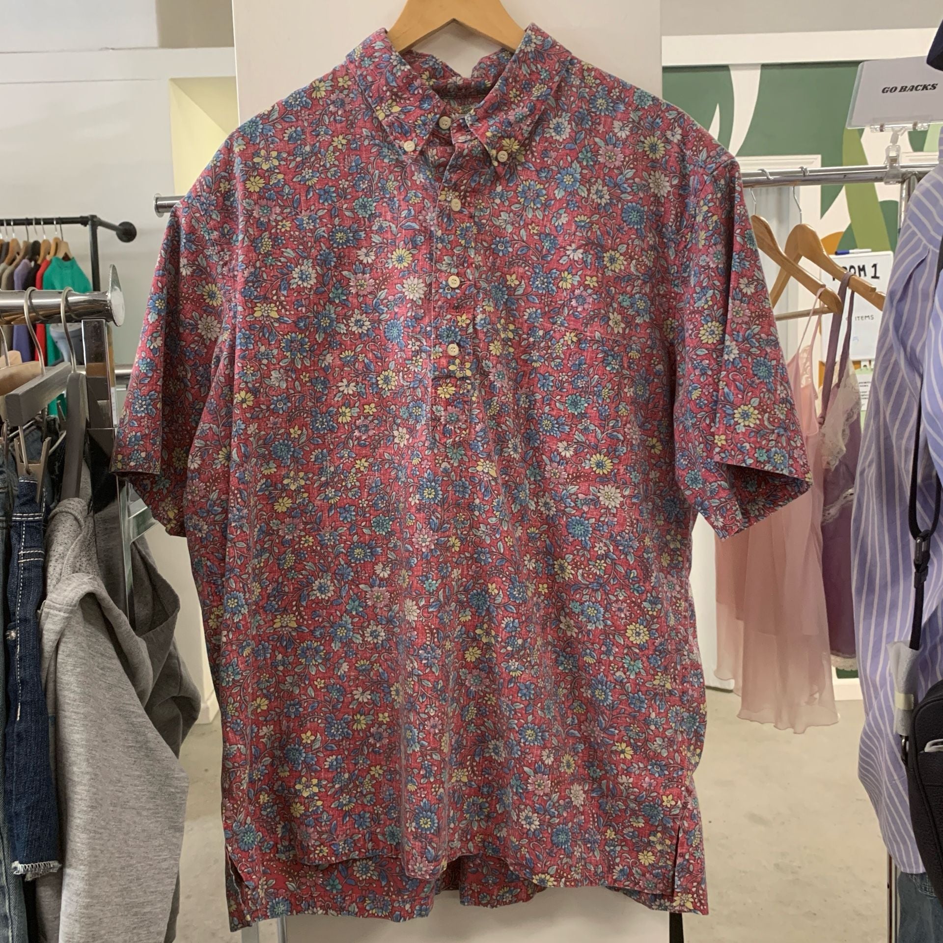 Vtg Reyn Spooner Commemorative Classics Floral Pullover Shirt Size XL (OF) 2
