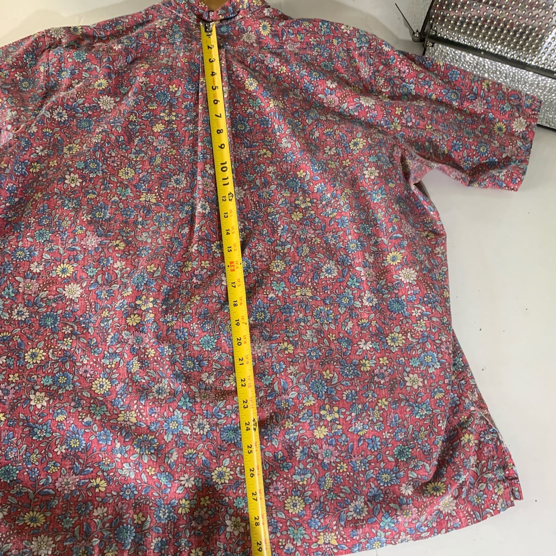Vtg Reyn Spooner Commemorative Classics Floral Pullover Shirt Size XL (OF) 9