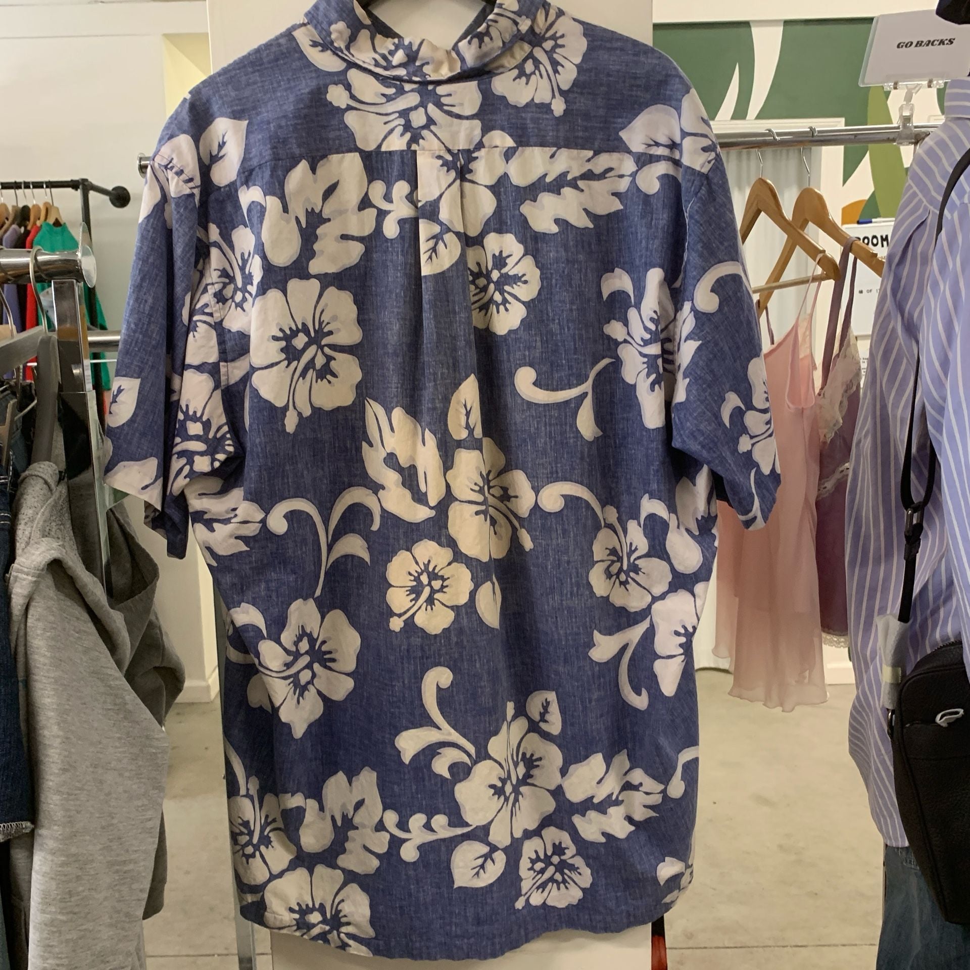 Vtg Reyn Spooner Hawaiian Traditionals Pullover Shirt Blue Floral XXL (OF) 5